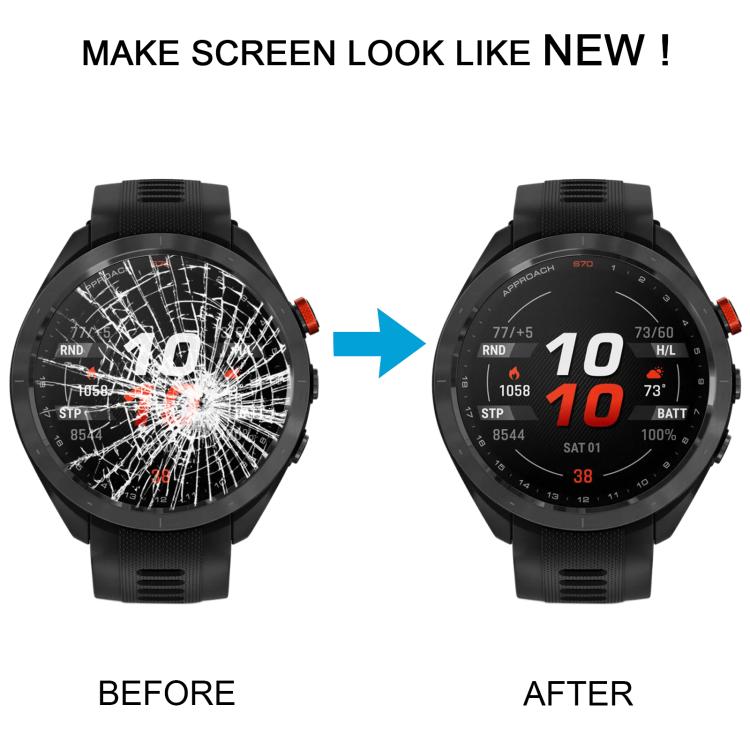 For Garmin Approach S70 47mm Original Front Screen Outer Glass Lens - For Garmin by buy2fix | Online Shopping UK | buy2fix