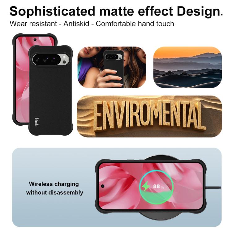 For Google Pixel 10 Pro XL imak Shockproof Airbag TPU Phone Case(Transparent) - Google Cases by imak | Online Shopping UK | buy2fix