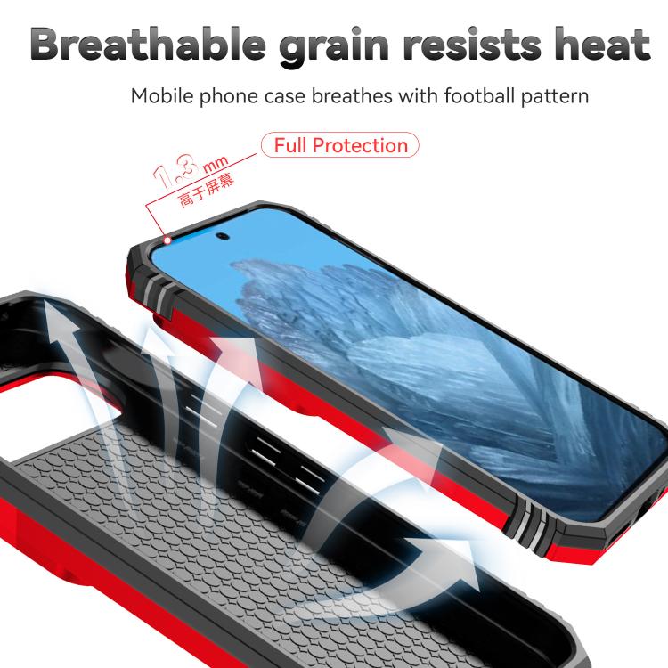 For Google Pixel 10 Pro Sliding Camshield Holder Phone Case(Red) - Google Cases by buy2fix | Online Shopping UK | buy2fix