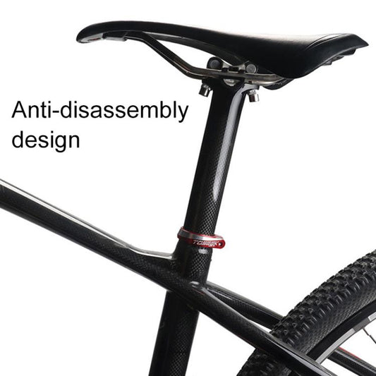 34.9mm TOSEEK Aluminum Alloy Bicycle Seat Tube Clamp(Black) - Pipe clamps by TOSEEK | Online Shopping UK | buy2fix