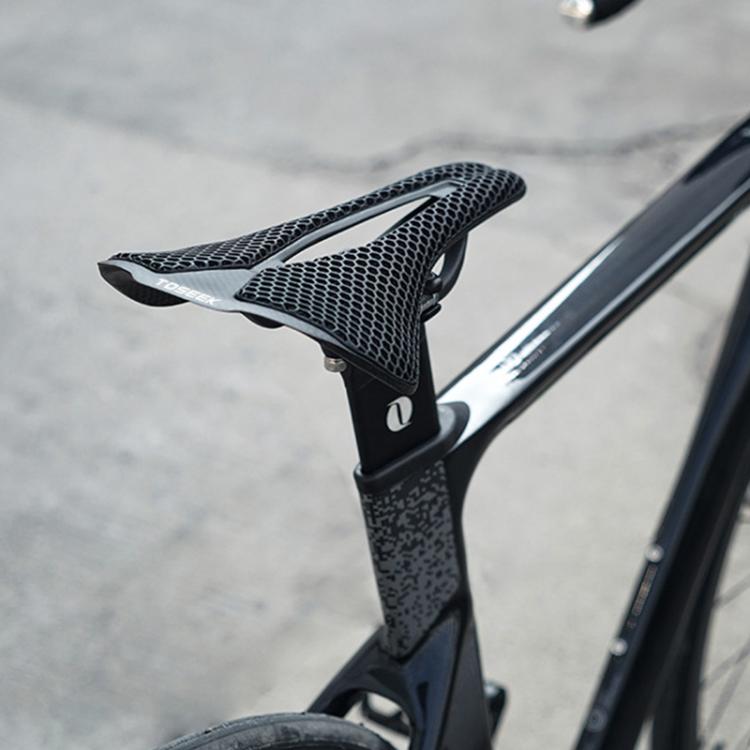 TOSEEK P300 Carbon Fiber 3D Printed Road Mountain Bike Seat(3K Plain Weave) - Bicycle Saddle by TOSEEK | Online Shopping UK | buy2fix
