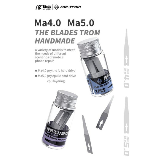 18 Kinds 5 in 1 High Toughness Soft Handmade Polishing Blade, Model:Ma5.0 - Polishing Repair by buy2fix | Online Shopping UK | buy2fix