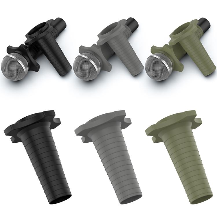 For Shure SM58 Without Switch Microphone Silicone Protective Cover(Dark Grey) - Microphone by buy2fix | Online Shopping UK | buy2fix