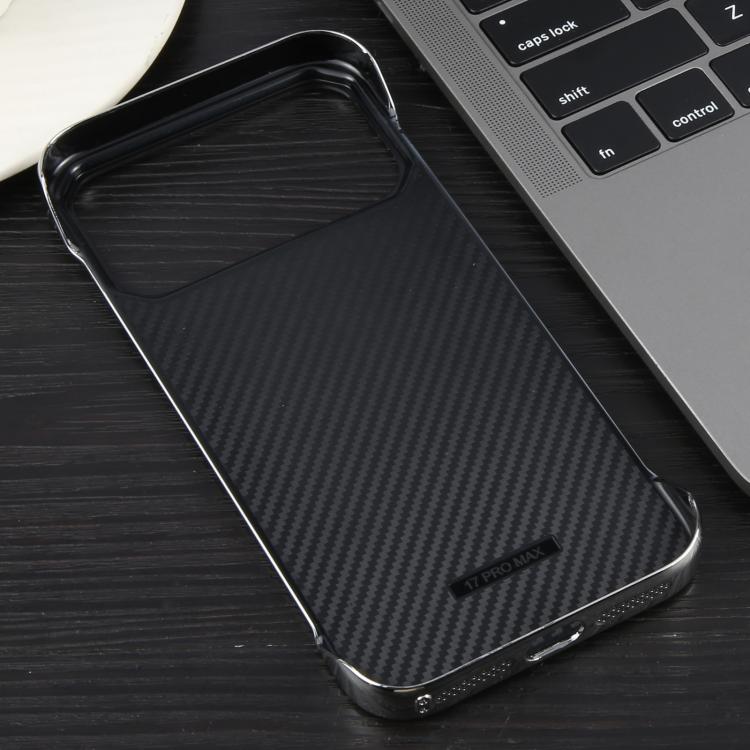 For iPhone 17 Pro Max Electroplating Frameless Frosted Anti-Glare PC MagSafe Phone Case(Silver White) - iPhone 17 Pro Max Cases by buy2fix | Online Shopping UK | buy2fix