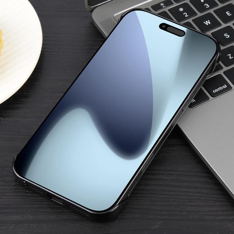 For iPhone 17 Pro Electroplating Frameless Frosted Anti-Glare PC MagSafe Phone Case(Black) - iPhone 17 Pro Cases by buy2fix | Online Shopping UK | buy2fix