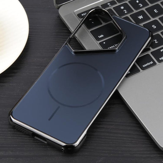 For Huawei Pura 70 Pro / 70 Pro+ Electroplating Frameless Frosted Anti-Glare PC MagSafe Phone Case(Black) - Huawei Cases by buy2fix | Online Shopping UK | buy2fix