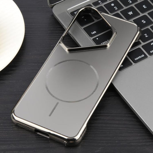 For Huawei Pura 70 Pro / 70 Pro+ Electroplating Frameless Frosted Anti-Glare PC MagSafe Phone Case(Titanium Gray) - Huawei Cases by buy2fix | Online Shopping UK | buy2fix