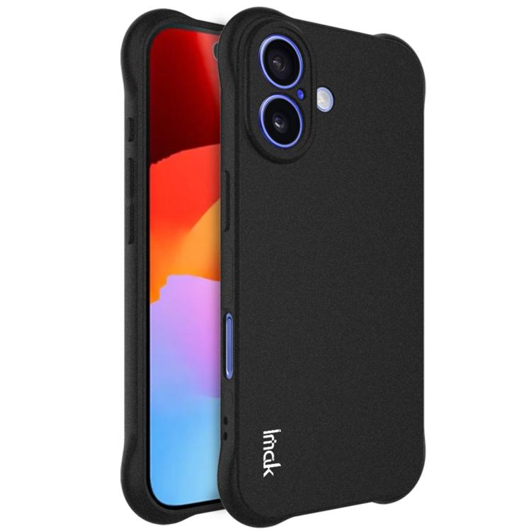 For iPhone 17 imak Shockproof Airbag TPU Phone Case(Matte Black) - iPhone 17 Cases by imak | Online Shopping UK | buy2fix