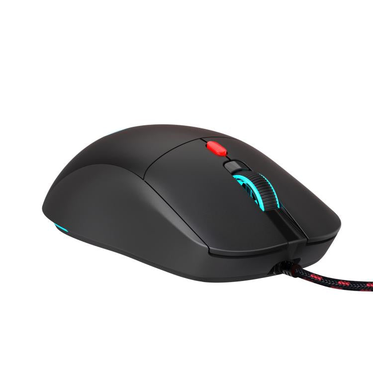 HXSJ X200 3600DPI Colorful Luminous Wired Mouse, Cable Length: 1.5m(Black) - Wired Mice by HXSJ | Online Shopping UK | buy2fix