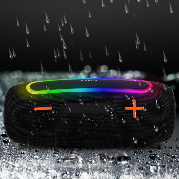 PRO9 20W Outdoor IPX6 Portable RGB Wireless Speakers Stereo Soundbar Subwoofer(Camouflage) - Waterproof Speaker by buy2fix | Online Shopping UK | buy2fix