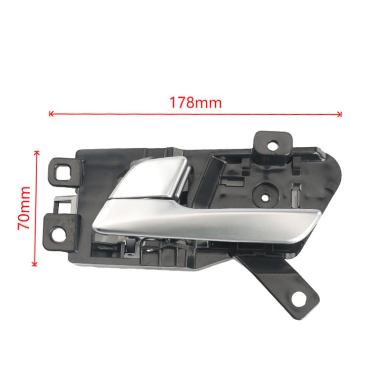 Car Left Door Inside Handle for Hyundai Sonata 2015-2017 82610-C1010(Black + Silver) - Door Handles by buy2fix | Online Shopping UK | buy2fix