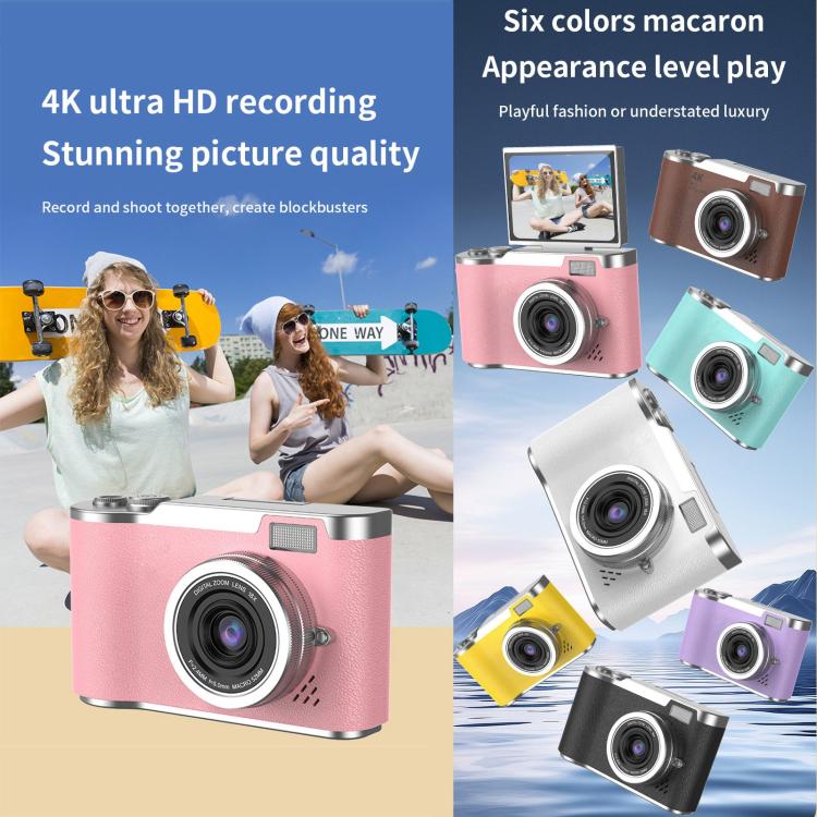 LK007 2.4 inch HD CCD Camera Retro Kids Camera(Black) - Children Cameras by buy2fix | Online Shopping UK | buy2fix