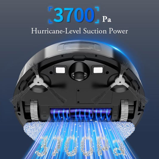 V8 Intelligent Automatic Recharging Sweeping Mopping Suction Robot(Black) - Robot Vacuum Cleaner by buy2fix | Online Shopping UK | buy2fix