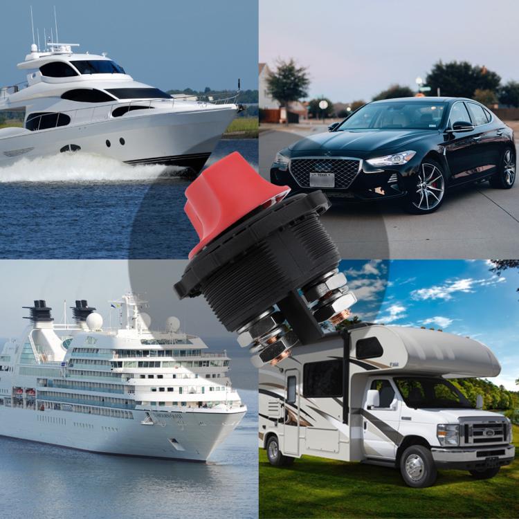 12-24V 300A Heavy-Duty DC Battery Disconnect Switch, Type:Old with OUT Handle Removable - Car Switches by buy2fix | Online Shopping UK | buy2fix