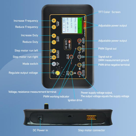 QDB-3A Drive Detector High Voltage Ignition Coil Injector Solenoid Valve(Black) - Engine Repair Tools by buy2fix | Online Shopping UK | buy2fix