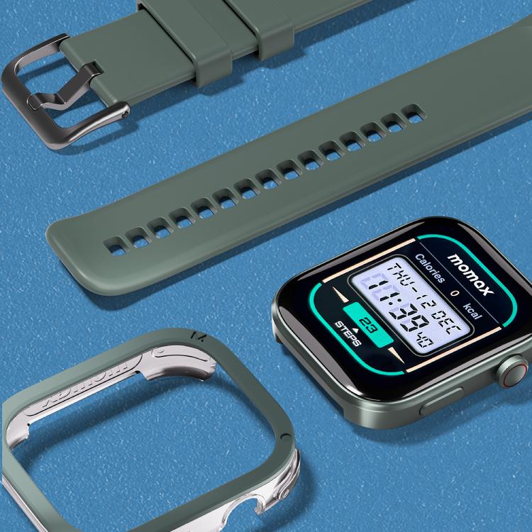 MOMAX SW3S 1.99 inch Screen 3ATM Waterproof Smart Sports Watch(Blue) - Smart Watches by MOMAX | Online Shopping UK | buy2fix