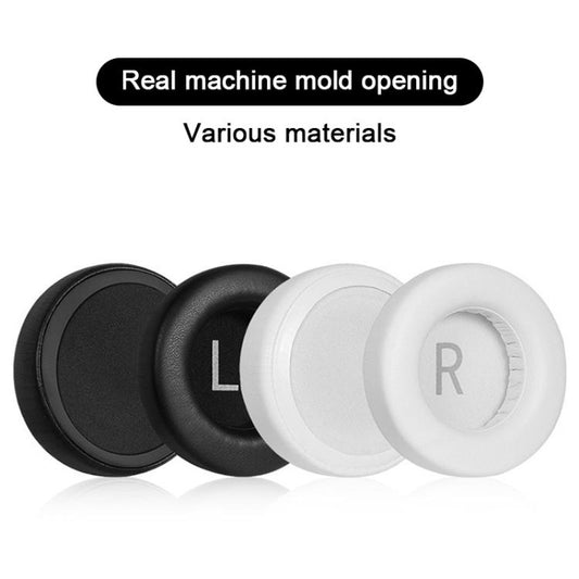 1 Pair Protein Leather Replacement Earpads For AKG K845 / K845BT(White) - Earmuff & Pad by buy2fix | Online Shopping UK | buy2fix