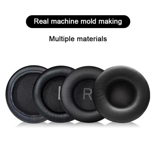 1 Pair Protein Leather Replacement Earpads For AKG K52 / K72 / K92(Black) - Earmuff & Pad by buy2fix | Online Shopping UK | buy2fix