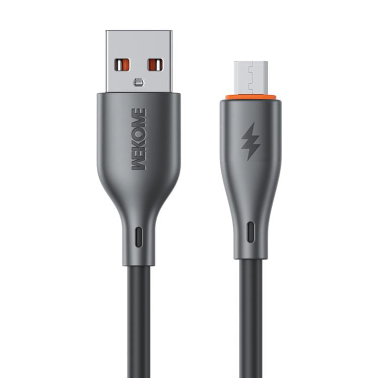 WK WDC-67m Kinkong 1m 12W PVC Data Cable, Interface:USB to Micro(Black) - Micro USB Cable by WK | Online Shopping UK | buy2fix