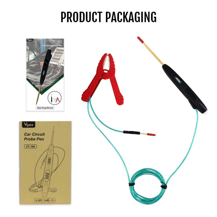 Vgate VT100 Car Multifunctional Electrical Circuit Tester Voltage Probe Pen - Electronic Test by Vgate | Online Shopping UK | buy2fix