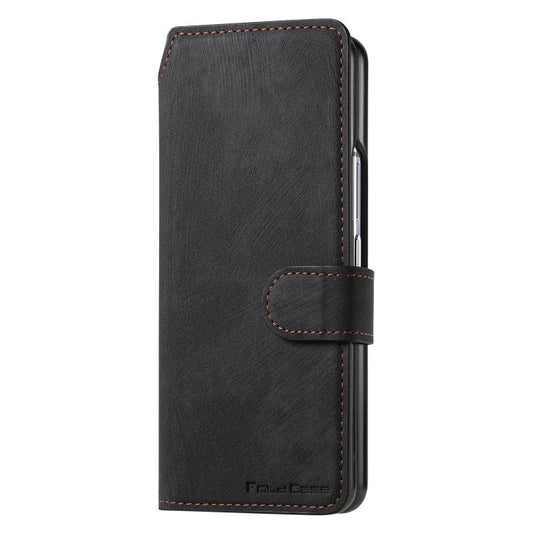 For Samsung Galax Z Fold7 5G CaseNeo MagSafe RFID Anti-theft Retro Leather Phone Case(Black) - Galaxy Z Fold7 5G Cases by CaseNeo | Online Shopping UK | buy2fix