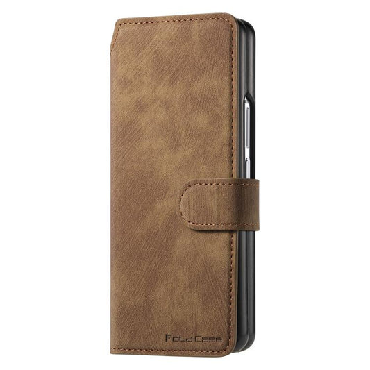 For Samsung Galax Z Fold7 5G CaseNeo MagSafe RFID Anti-theft Retro Leather Phone Case(Brown) - Galaxy Z Fold7 5G Cases by CaseNeo | Online Shopping UK | buy2fix