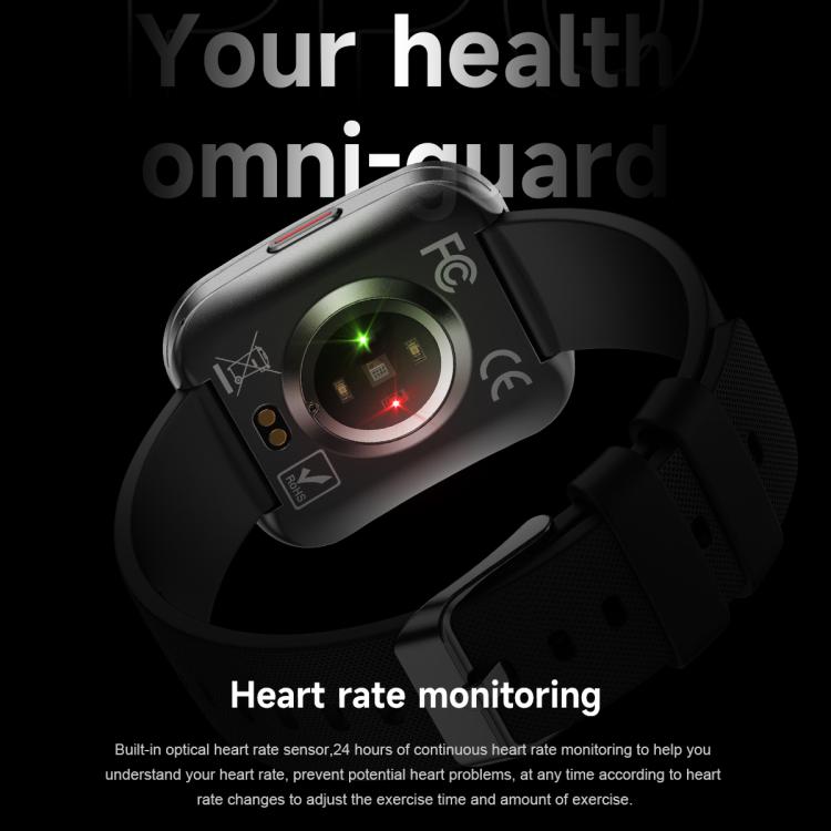 U17 1.85 inch Ultra-thin Curved Screen IP68 Sports Smart Watch(Black) - Smart Watches by buy2fix | Online Shopping UK | buy2fix