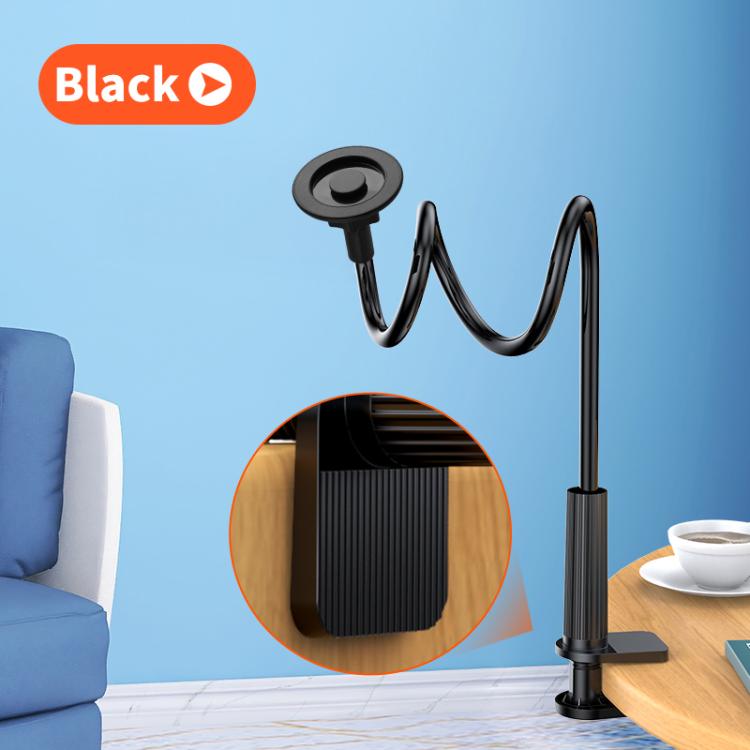 Spiral Lazy Magnetic Mobile Phone Holder, Length:70cm(Black) - Lazy Bracket by buy2fix | Online Shopping UK | buy2fix