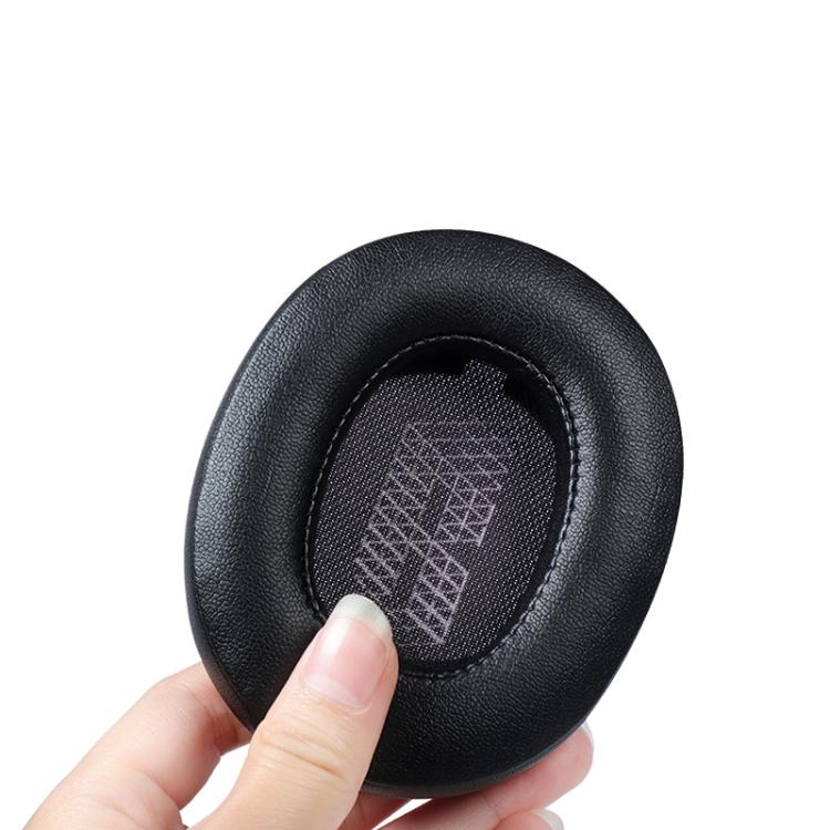 1 Pair Protein Leather Earphone Replacement Earpads For JBL Live 500BT(Grey) - Earmuff & Pad by buy2fix | Online Shopping UK | buy2fix