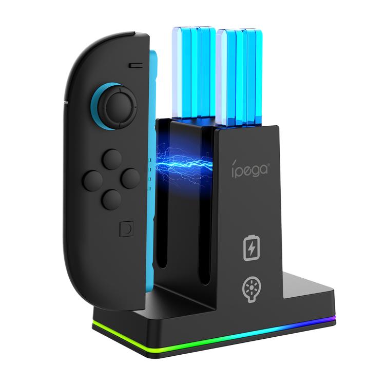 ipega Vertical Charging Station For Nintendo Switch 2 Joy-Pads(Black) - Charger & Power by ipega | Online Shopping UK | buy2fix