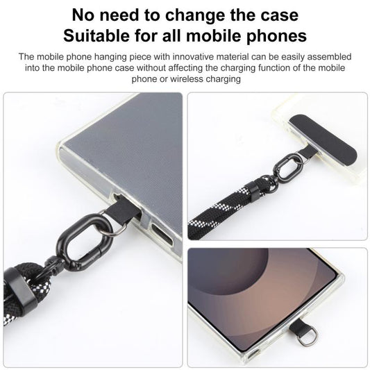 Universal Colorful Buckle Adjustable Mobile Phone Anti-lost Crossbody Lanyard(Blue Purple Pink) - Lanyards & Wrist Straps by buy2fix | Online Shopping UK | buy2fix