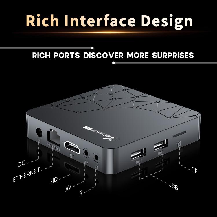 X88 mini 14 TV Android 14 Smart HD TV Box, RK3518 Quad-Core 64bit Cortex-A53, Memory:2GB+16GB(US Plug) - Others by buy2fix | Online Shopping UK | buy2fix
