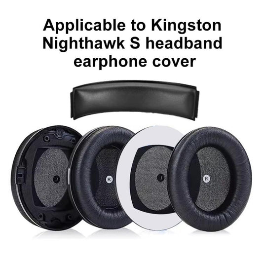 1 Pair Sponge Earmuffs Replacement Earpads For Audeze Mobius, Model:Protein PU with Clip(Black) - Earmuff & Pad by buy2fix | Online Shopping UK | buy2fix