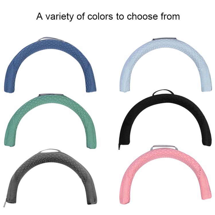 For Apple AirPods Max Knitted Headbeam Protective Cover(Black) - Earmuff & Pad by buy2fix | Online Shopping UK | buy2fix