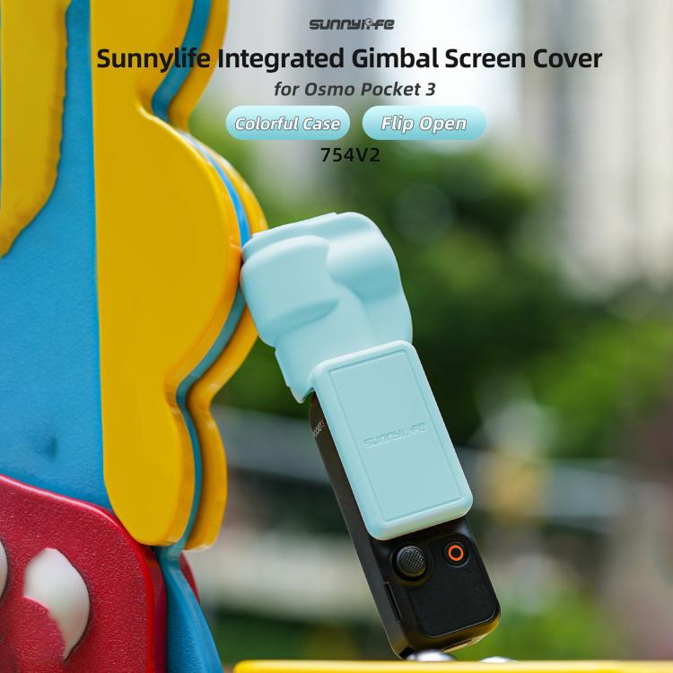 For DJI OSMO Pocket 3 Sunnylife Colorful Gimbal Cover Camera Protector Screen Protective Case(Yellow) - Case & Bags by Sunnylife | Online Shopping UK | buy2fix