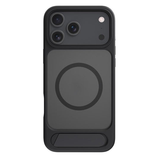 For iPhone 17 Pro Kalebol MagSafe Invisible Tilt Holder PC Hybrid TPU Case(Black) - iPhone 17 Pro Cases by Kalebol | Online Shopping UK | buy2fix