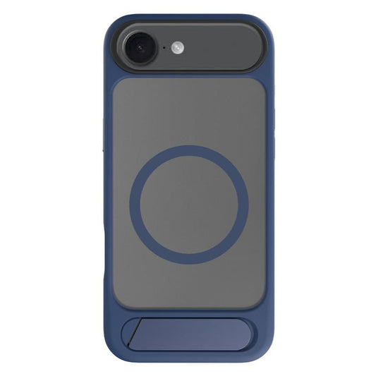 For iPhone Air Kalebol MagSafe Invisible Tilt Holder PC Hybrid TPU Case(Navy Blue) - iPhone Air Cases by Kalebol | Online Shopping UK | buy2fix