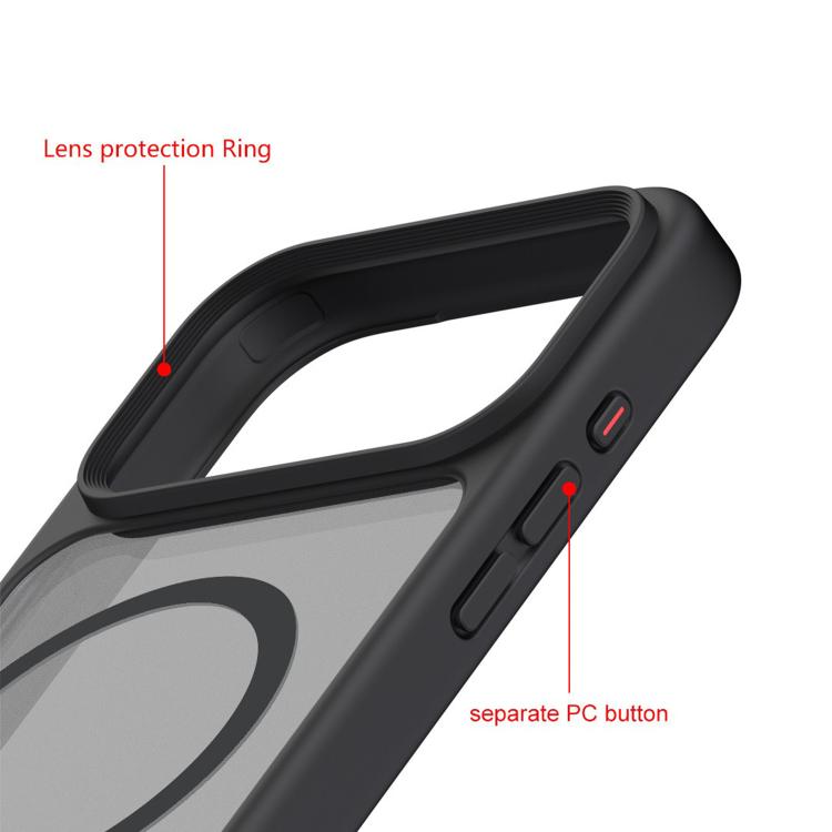 For iPhone 17 Pro Kalebol MagSafe Invisible Tilt Holder PC Hybrid TPU Case(Black) - iPhone 17 Pro Cases by Kalebol | Online Shopping UK | buy2fix