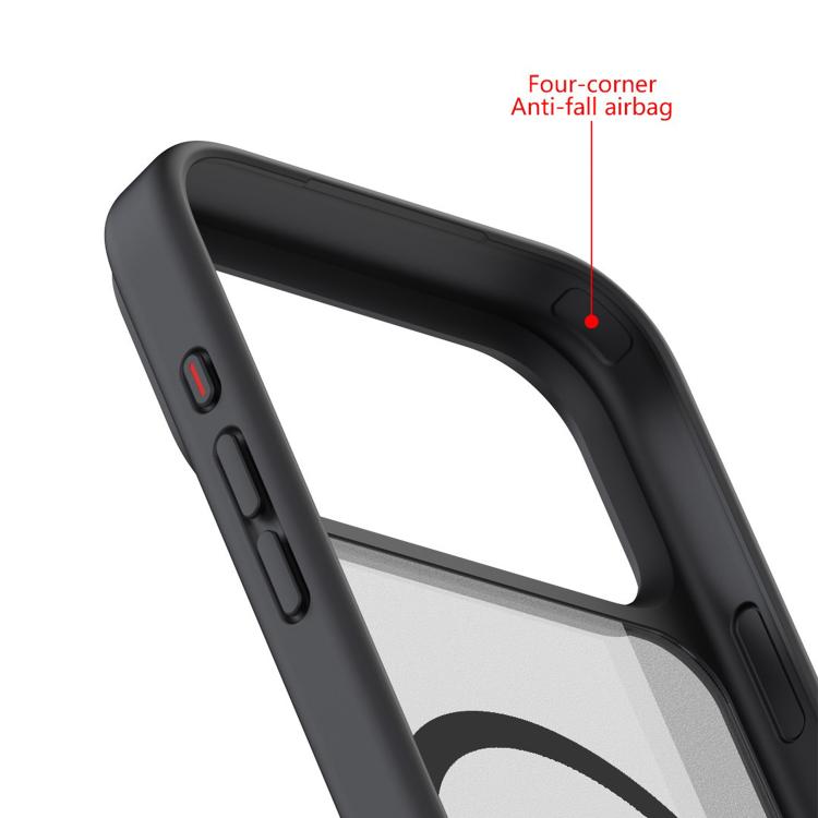 For iPhone 17 Pro Kalebol MagSafe Invisible Tilt Holder PC Hybrid TPU Case(Black) - iPhone 17 Pro Cases by Kalebol | Online Shopping UK | buy2fix