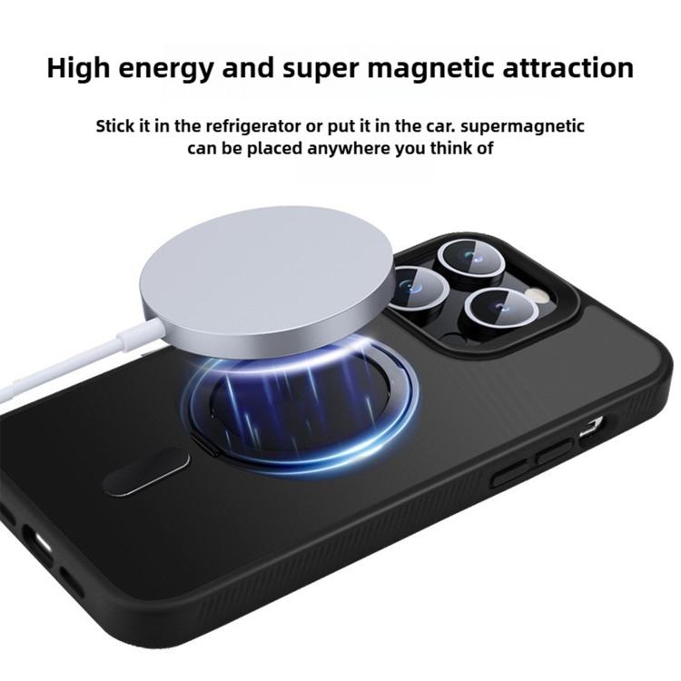 For iPhone Air Kalebol Rotating Holder MagSafe PC Hybrid TPU Phone Case(Blue) - iPhone Air Cases by Kalebol | Online Shopping UK | buy2fix