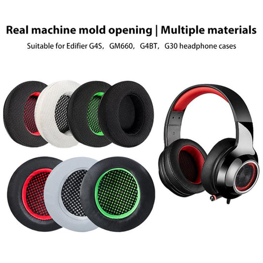 2pcs Mesh Replacement Earpads For EDIFIER HECATE G4(Black Green) - Earmuff & Pad by buy2fix | Online Shopping UK | buy2fix
