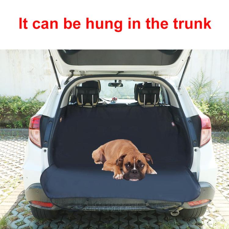 Pet Car Back Seat Cover Oxford Cloth Waterproof Cushion(棕色) - Seat Accessories by buy2fix | Online Shopping UK | buy2fix