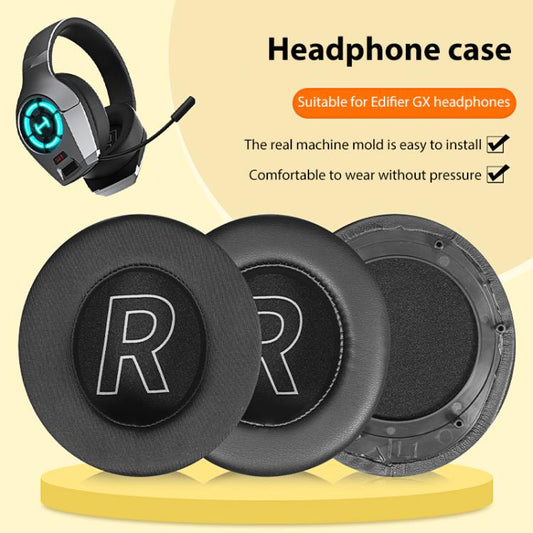 1 Pair Ice Silk Cloth Replacement Earpads For EDIFIER HECATE GX(Black) - Earmuff & Pad by buy2fix | Online Shopping UK | buy2fix