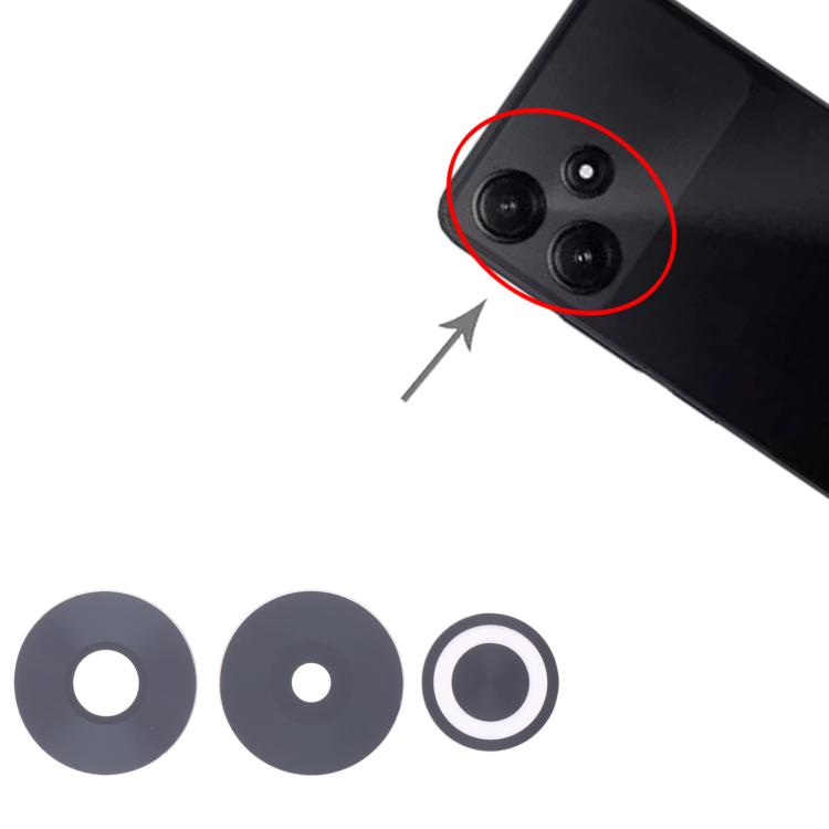 For Xiaomi Poco M6 Plus 10set OEM Back Camera Lens - Camera by buy2fix | Online Shopping UK | buy2fix