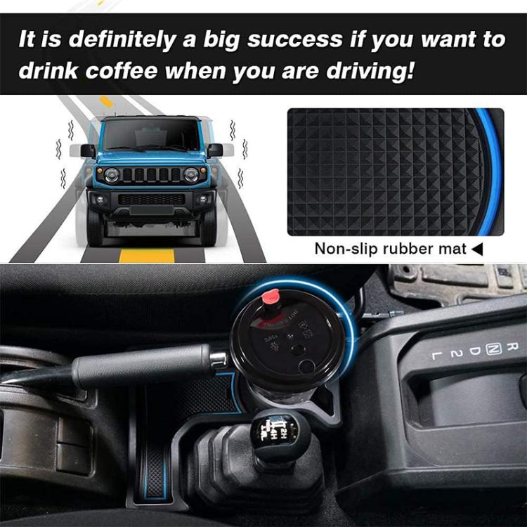For Suzuki Jimny JB74 / JB64 2019- Car Automatic Transmission AT Central Control Storage Box, with Anti-slip Mats(Black) - Stowing Tidying by buy2fix | Online Shopping UK | buy2fix