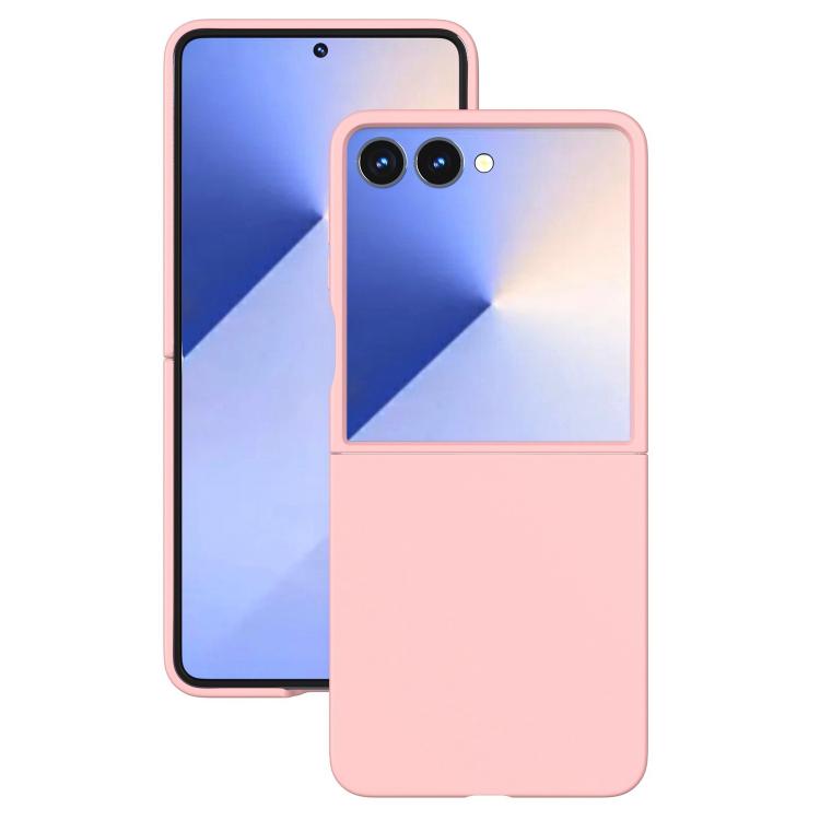 For Samsung Galaxy Z Flip7 Kalebol Paint-sprayed Solid Color PC Phone Case(Pink) - Galaxy Z Flip7 5G Cases by Kalebol | Online Shopping UK | buy2fix