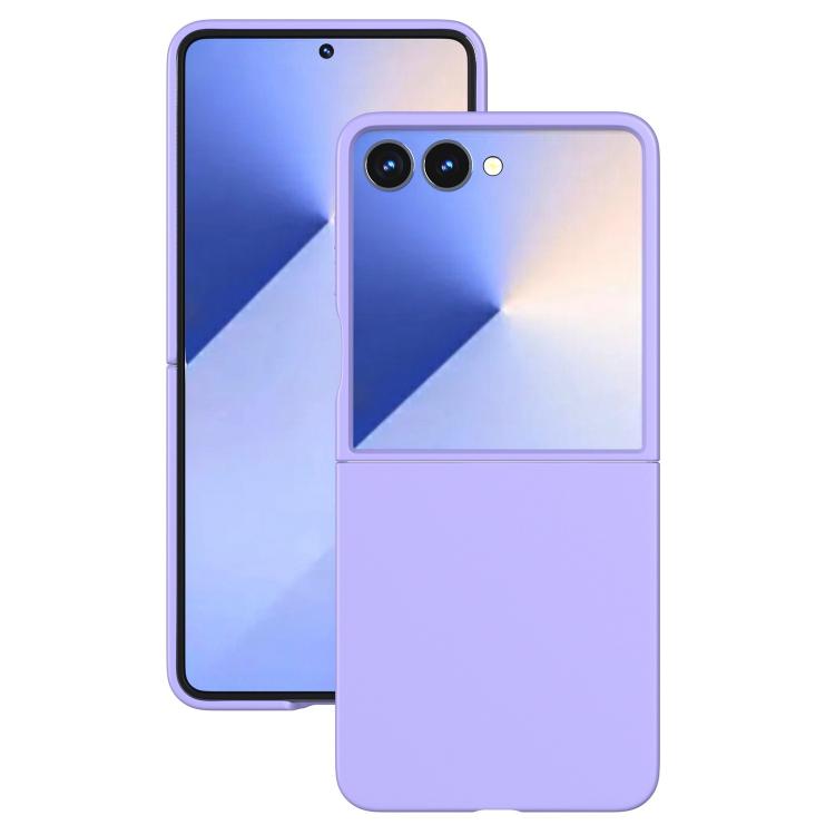 For Samsung Galaxy Z Flip7 Kalebol Paint-sprayed Solid Color PC Phone Case(Purple) - Galaxy Z Flip7 5G Cases by Kalebol | Online Shopping UK | buy2fix