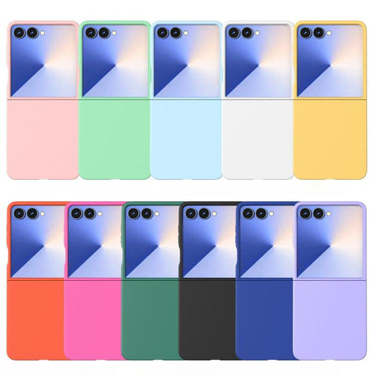 For Samsung Galaxy Z Flip7 Kalebol Paint-sprayed Solid Color PC Phone Case(Orange) - Galaxy Z Flip7 5G Cases by Kalebol | Online Shopping UK | buy2fix