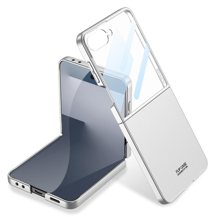 For Samsung Galaxy Z Flip7 5G GKK Integrated Ultra-thin Full Coverage Phone Case(Silver) - Galaxy Z Flip7 5G Cases by GKK | Online Shopping UK | buy2fix