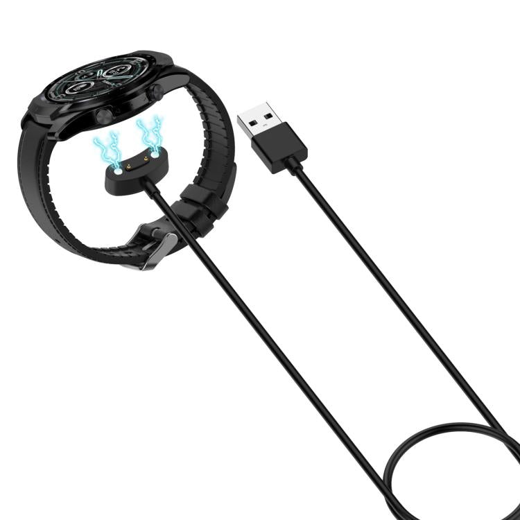 For Ticwatch Pro 5 xDfind USB Interface Smart Watch Charging Cable, Length: 1m(Black) - Charger by xDfind | Online Shopping UK | buy2fix